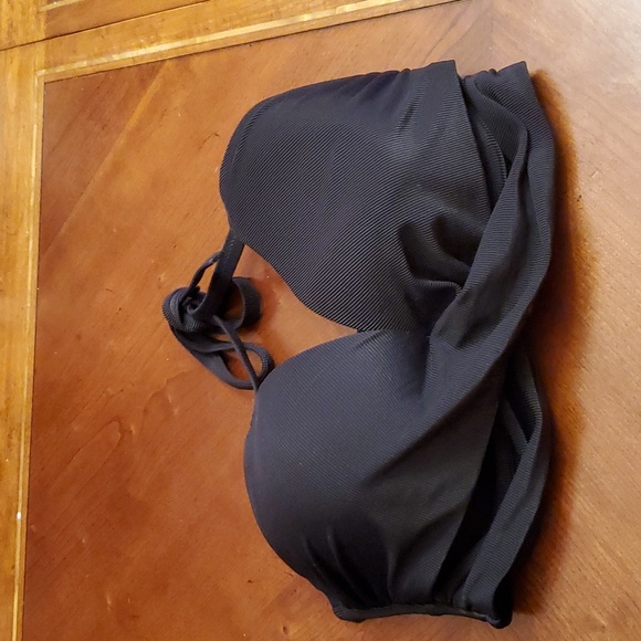 Shade And Shore Women's Size 36DD Bikini Swim Top BLACK - Picture 3 of 7